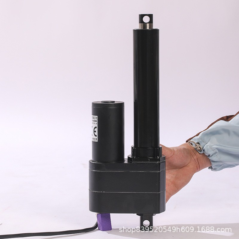 12v24v农机直线驱动器动伸缩往复马达7000N工业电动推杆
