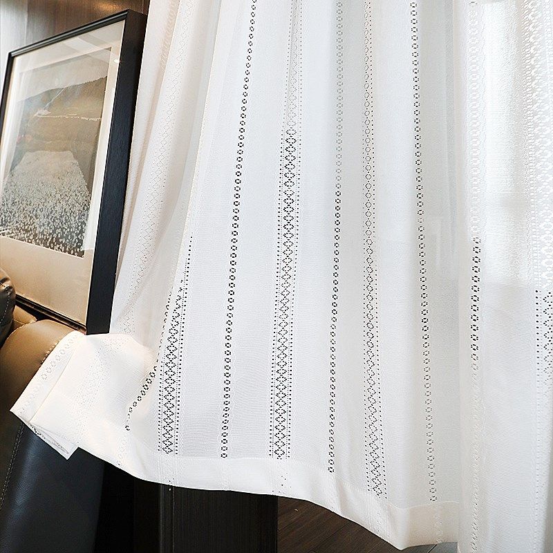 日式镂空门帘卧室百搭遮丑帘隔断帘厨房短帘柜帘洗衣机帘定制