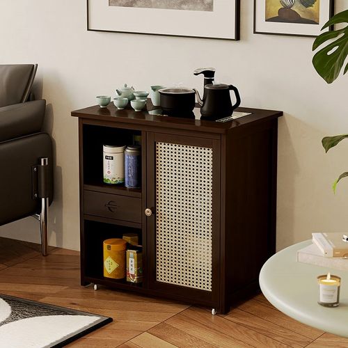 移动家用茶水柜茶桌侧边柜泡茶几茶台烧水壶一体办公室茶柜置物架