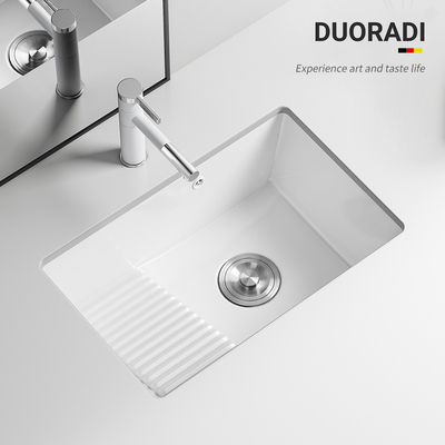 台下盆带搓衣板洗衣盆洗手盆阳台陶瓷嵌入式加深洗脸洗手池单盆