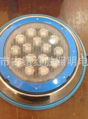 LED泳池水下灯大功率LED不锈钢壁挂式挂壁式泳池灯9W12W15W