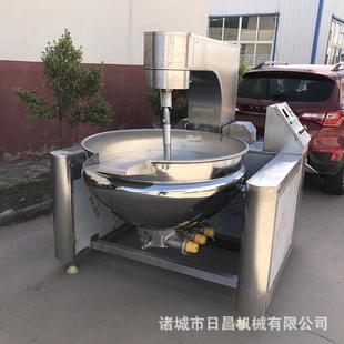 果果底料炒锅高粘度酱料馅料搅拌炒制锅全自动行星炒锅食堂炒菜机