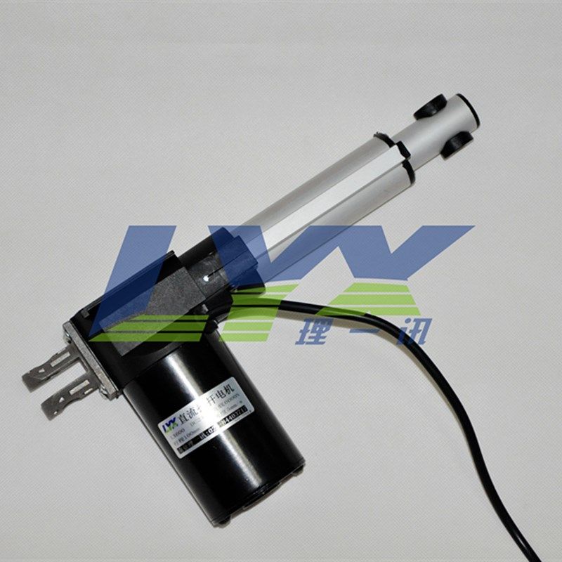 6000N电动推杆 直流12V/24V直线电机 升降器开窗器 100mm行程