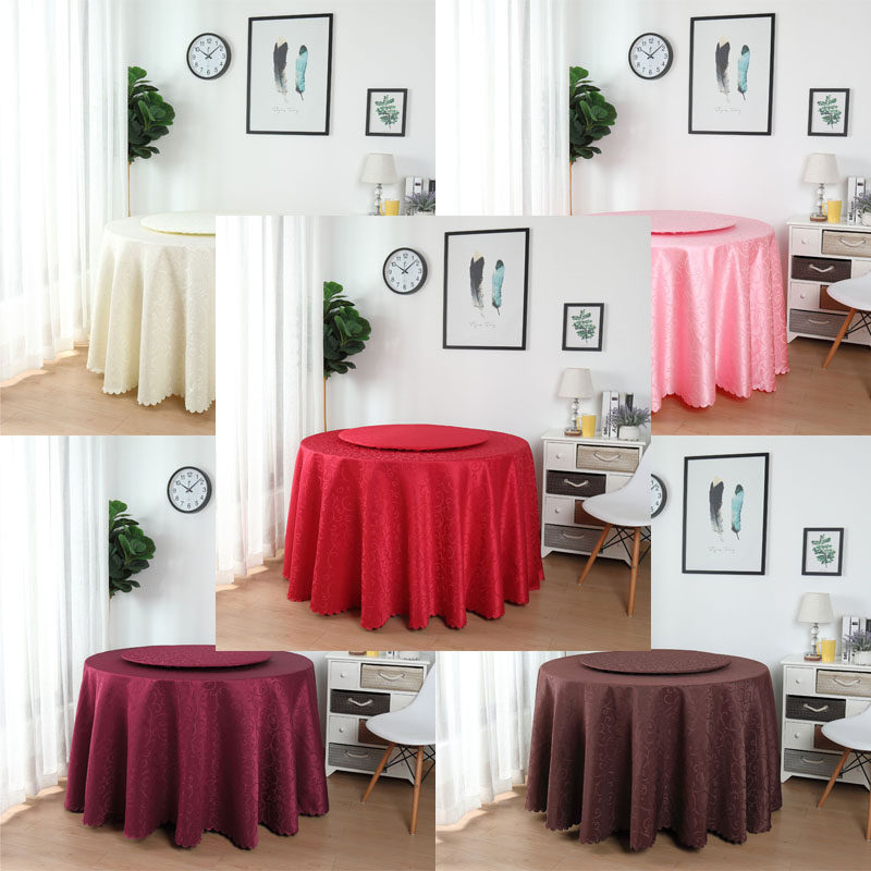 酒店桌布转盘套罩餐厅饭店大圆桌餐桌布方桌桌布圆形台布家用台裙,居家布艺,桌布,淘宝优惠券,粉丝福利购,淘宝优惠卷