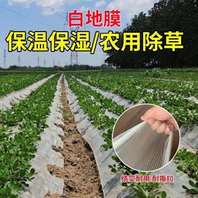 地膜农用加厚塑料菜园种菜90宽银黑玉米装修保护膜黑白.相间的薄