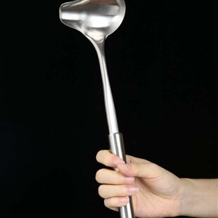 臭豆腐专用灌汤勺歪嘴勺鸭嘴勺淋汤汁专用勺子饭店浇汁勺浇蒜汁勺