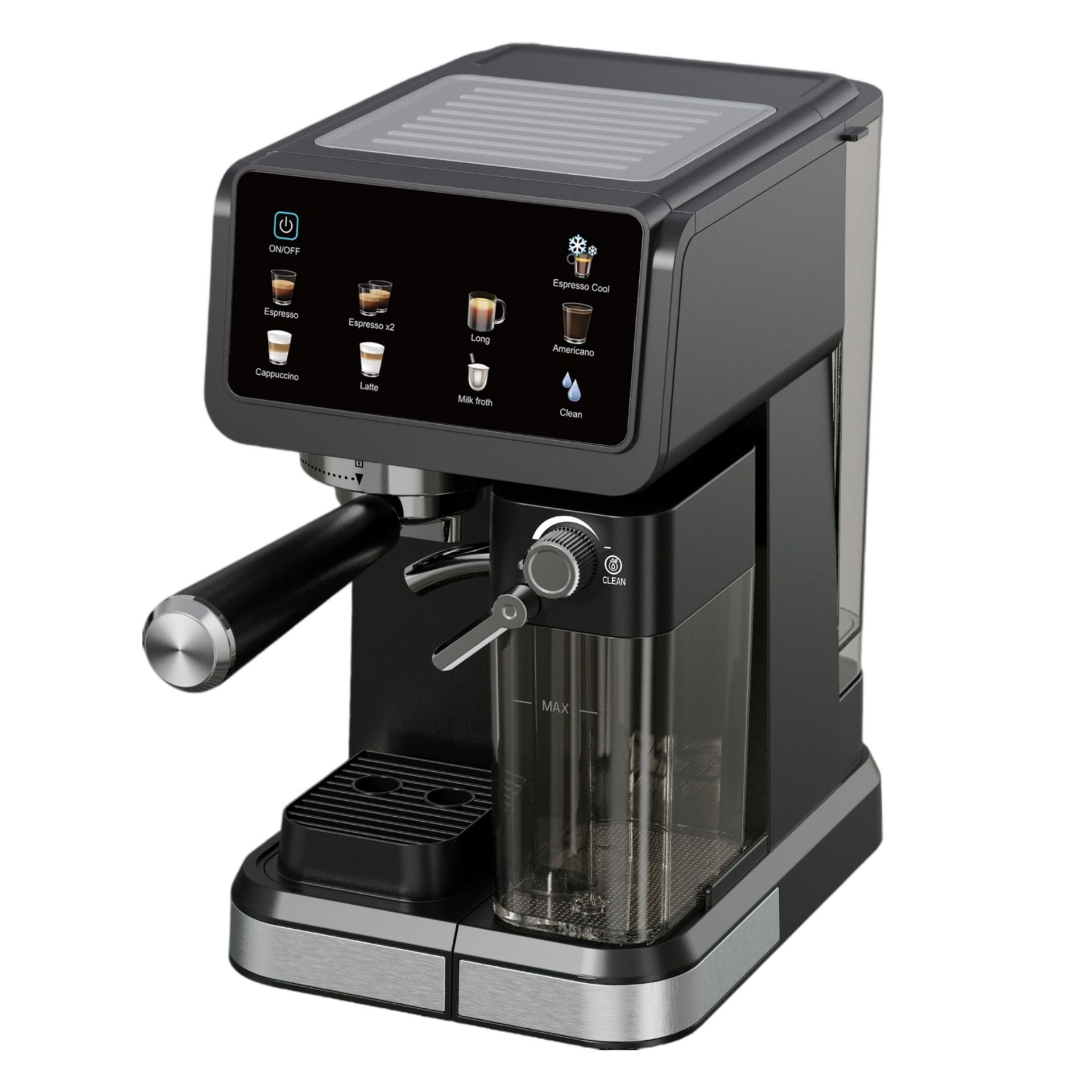 意式咖啡机家用自动Coffee maker智能彩屏触控自动打奶泡欧英美规