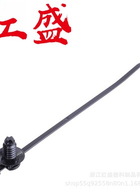 带杉树头和圆盘的汽车固定扎带 156-00582/156-00725/T30RFT7 红