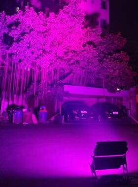 120颗四合一灯珠LED城市之光舞台投光灯双层天地排户外洗墙染色灯