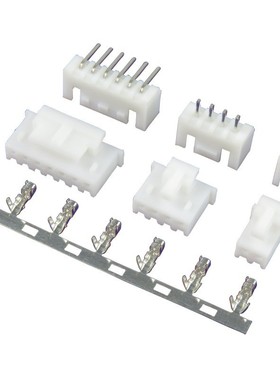 XHB-2P-3P-4Y-5P连接器 插头端子 红色黄色蓝色黑色绿色 胶壳带扣