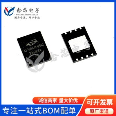 XT26G04CWSIGA 贴片WSON-8(6x8) 丝印XT26G04CWSIG NANDFLASH集成