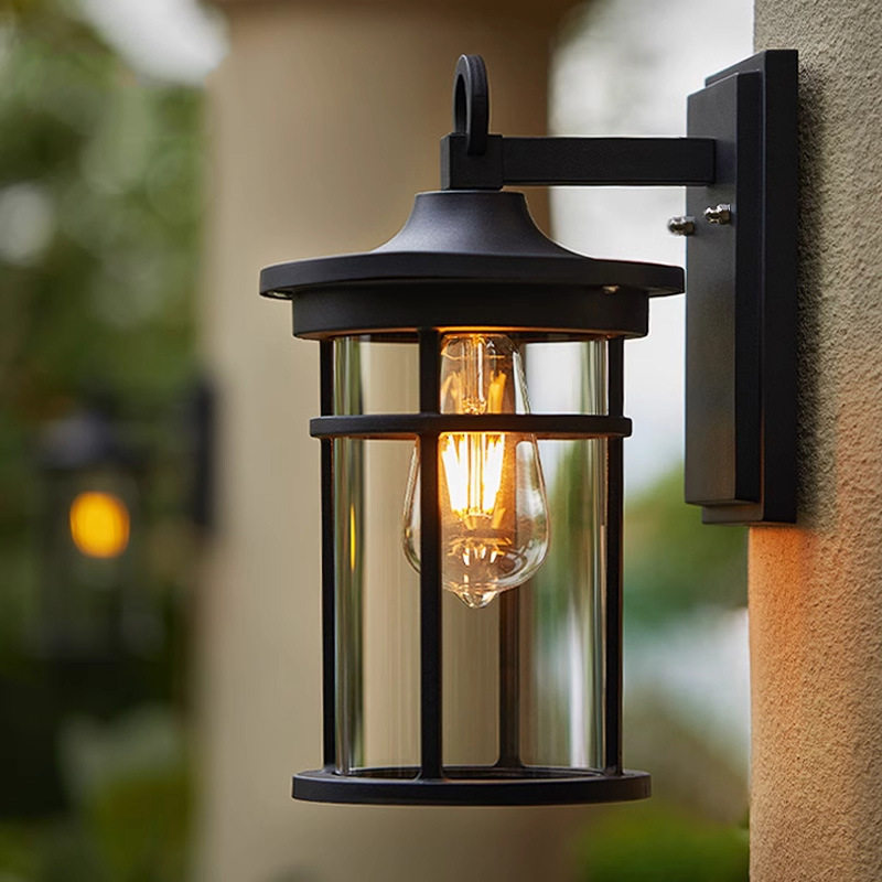 户外壁灯美式乡村壁灯田园风创意阳台壁灯室外防水庭院灯外墙壁灯