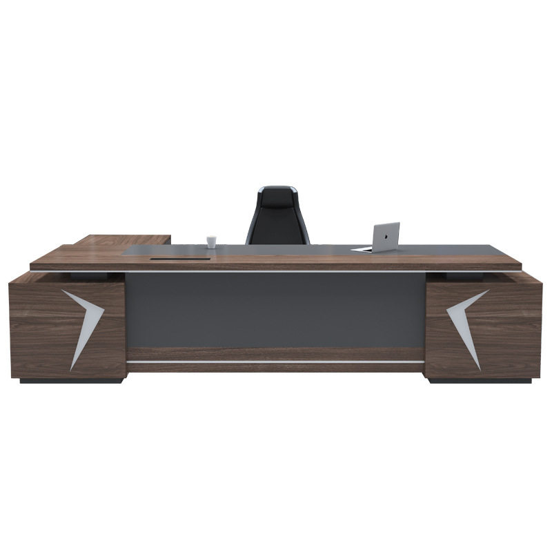 办公室家具公司总裁老板办公桌子商用经理桌椅组合大班台简约现代
