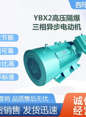 西安电机YBX2-5004-8极560W6V高压防爆变频三相异步电动机