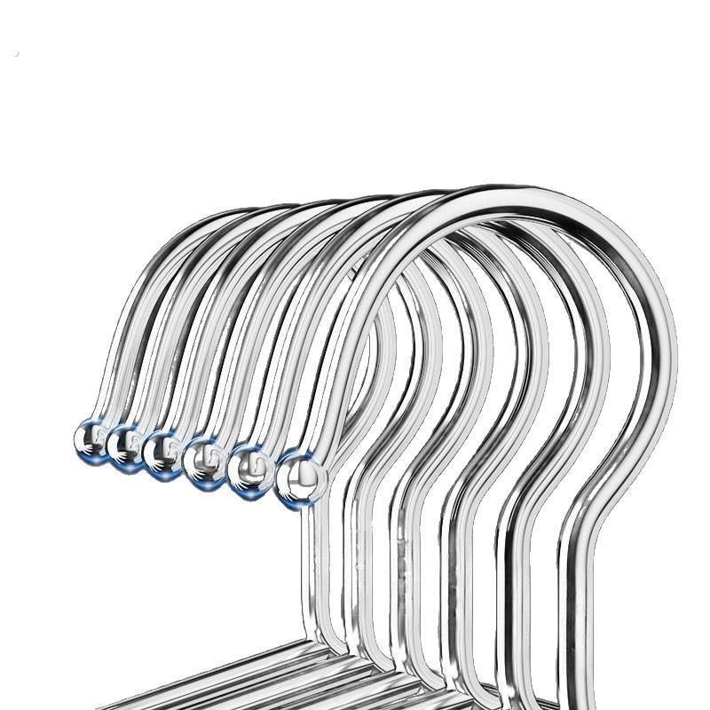 304不锈钢衣架特粗实心无痕防滑挂晾衣服架子成人衣架家用衣架子