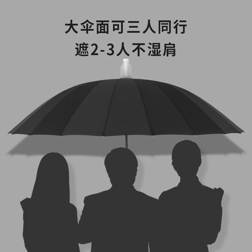防水套雨伞男双人自动大号车载加固加厚抗风长柄直杆伞女暴雨专用