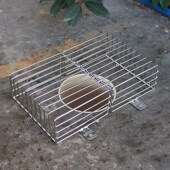 304不锈钢天台阳台落水管方形地漏防堵网罩下水道过滤挡叶防鼠