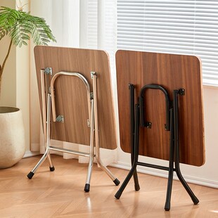 精选可折叠桌子正方形家用简易小户型户外矮桌吃饭小型餐桌结实小