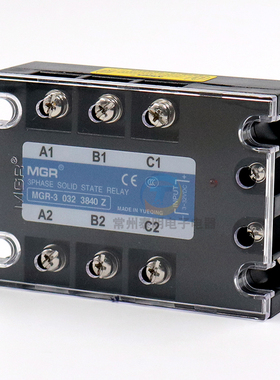 美格尔三相固态继电器直流控交流380V 40A MGR-3 032 3840Z DC-AC