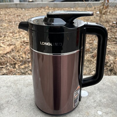 龙力LL-8835家用保温烧水壶304不锈钢自动断电2.2升防烫电热水壶