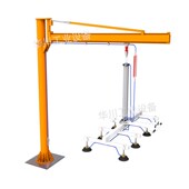 精选激光切割上料机气动真空吸盘吊具不绣钢板起重悬臂摇臂搬运机