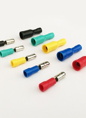 精选500只FRD(MPD)2-156子弹头公母绝缘对接接线端子 电线快速连