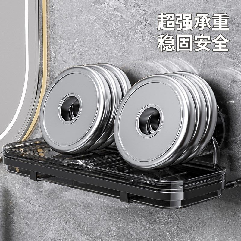 精选吸盘肥皂盒壁挂式免打孔家用2024新款卫生间沥水香皂盒子置物