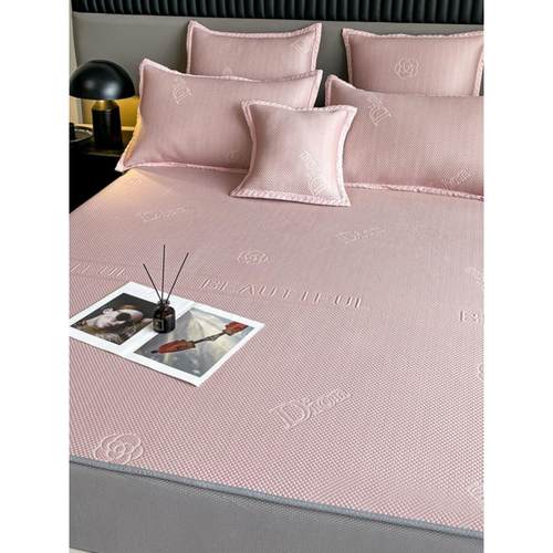 夏季轻奢A类凉感冰豆豆凉席床笠款1.8x2x2米空调席子冰丝席可水洗