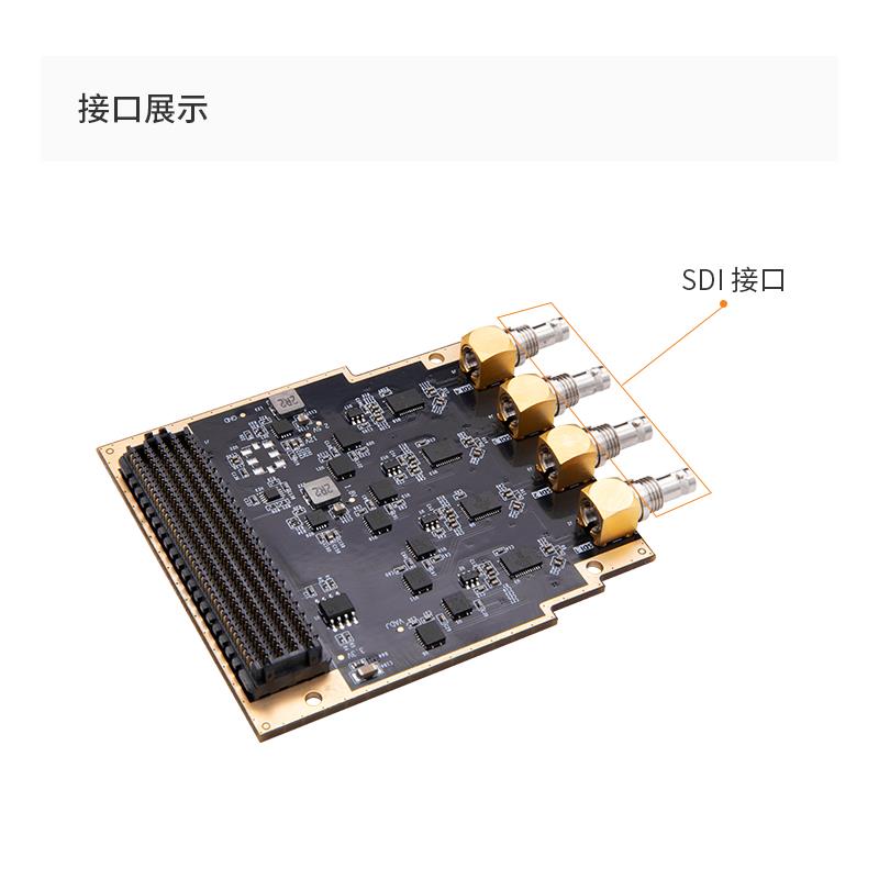 ALINX 4路12G SDI接口4K 60帧视频输入输出HPC FMC子板子卡FH1219