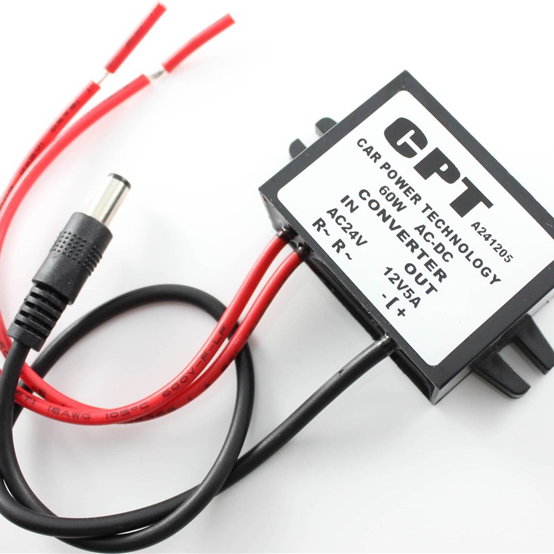大功率交流AC24V转DC15V5A监控摄像机云台快球电源模块交流转换器