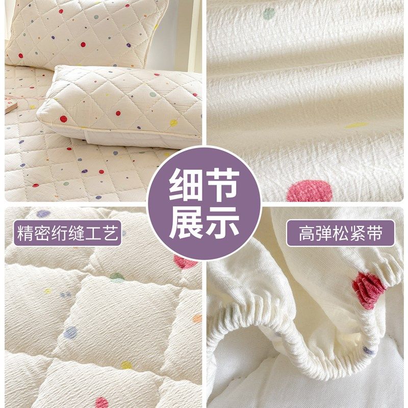精选A类夹棉床笠罩2025新款四季通用床罩全包加厚床垫保护罩床单,床上用品,床笠,淘宝优惠券,粉丝福利购,淘宝优惠卷