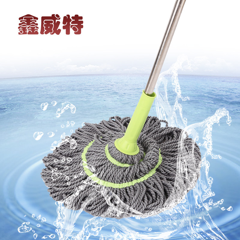 鑫威特家用毕卡锁拧水拖不锈钢免手洗懒人拖把地拖拧水拖挤水