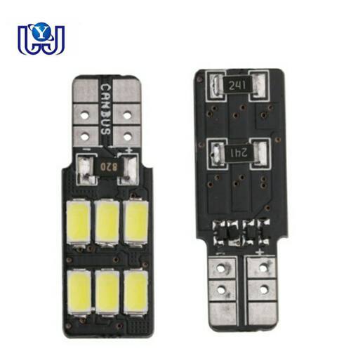 汽车LED示宽灯T10-5630-12smd高亮解码示宽灯牌照灯阅读灯