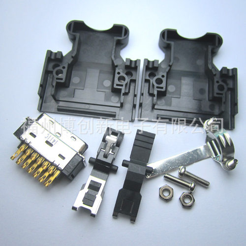 原装3M连接器3M 10126-3000PE10326-52F0-008 SCSI-26P卡扣式外壳