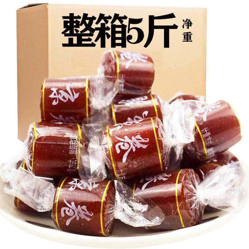 山楂卷开胃卷京卷山楂糕果丹皮胃康卷休闲山楂条网红零食散装