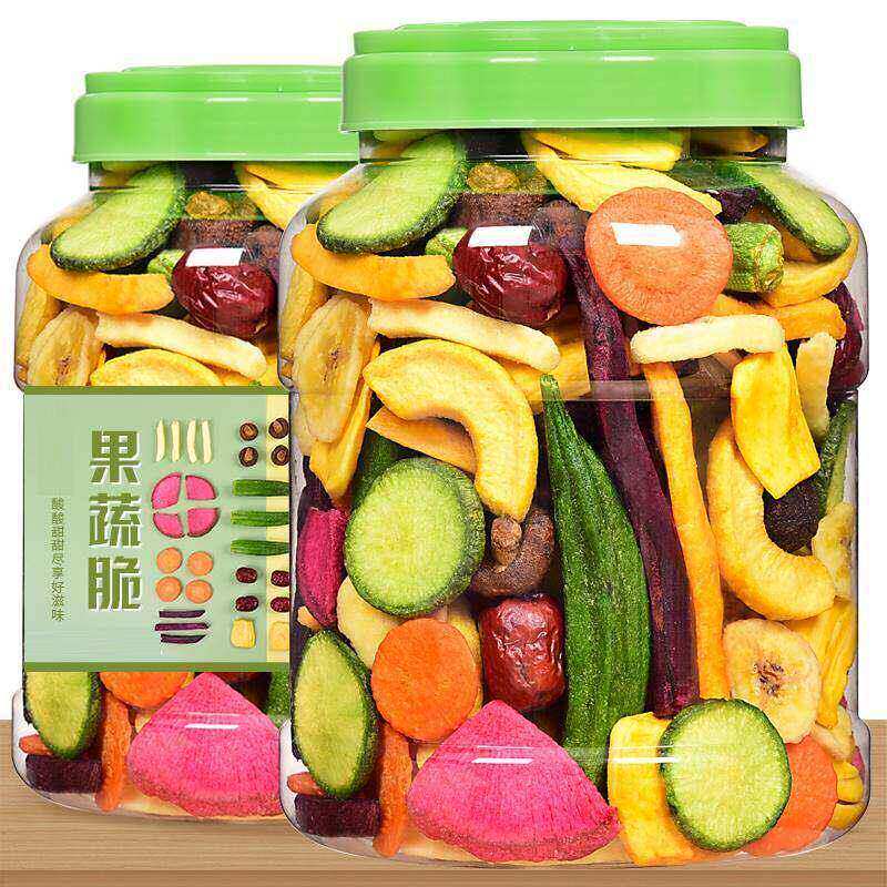 综合果蔬脆蔬菜干混合装什锦水果干脆片香菇脆秋葵干孕妇儿童零食