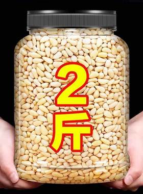 松子仁特级特大东北熟松仁粒官方旗舰店新货原味生即食500g孕妇