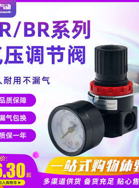 气动压力调节减压降压阀AR2000/BR2000/BR3000/BR4000气源处理器