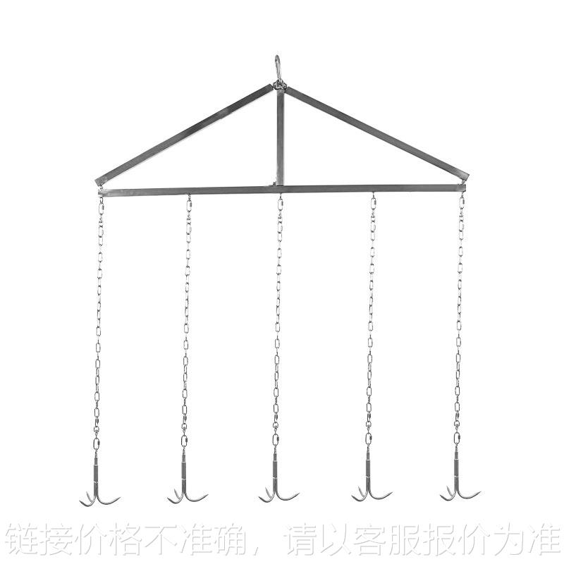 不锈钢水下清理打捞锚钩防汛应急救生滚钩水域应急救援倒刺钩滚钩