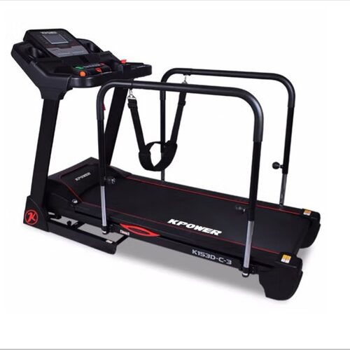 康乐佳跑步机家庭用减震可倒走带护栏健身器材 K153D-C-3