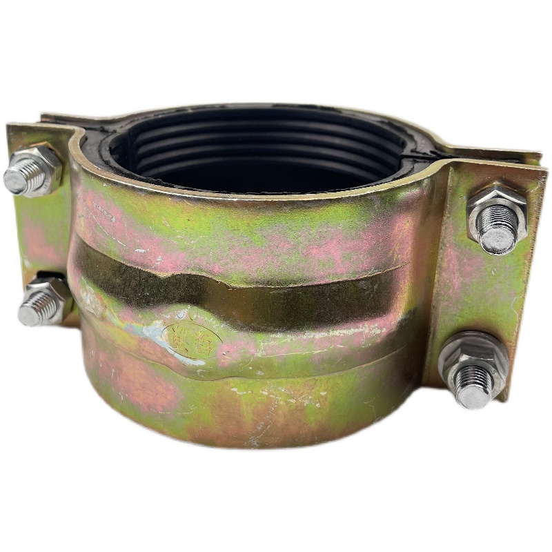 超短 钢板哈夫节抢修器 PVC PE球墨铸铁管补漏器管夹快速接头抱箍