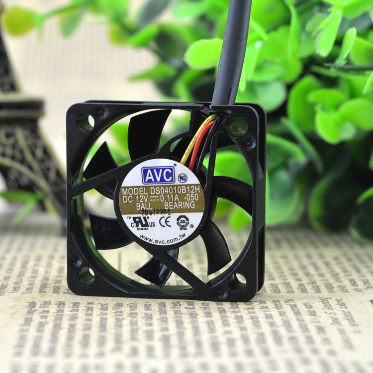 AVC 4010 双滚珠 4cm风扇 12v 0.11A DS04010B12H 大风量cpu风扇