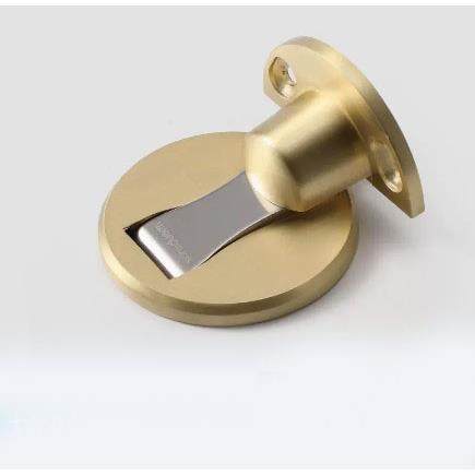 拉丝金色门吸强磁免打孔防风隐形地吸防撞门挡器卫生间门碰门阻静