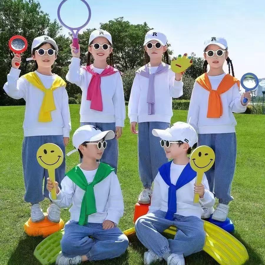 元旦儿童啦啦队演出服套装