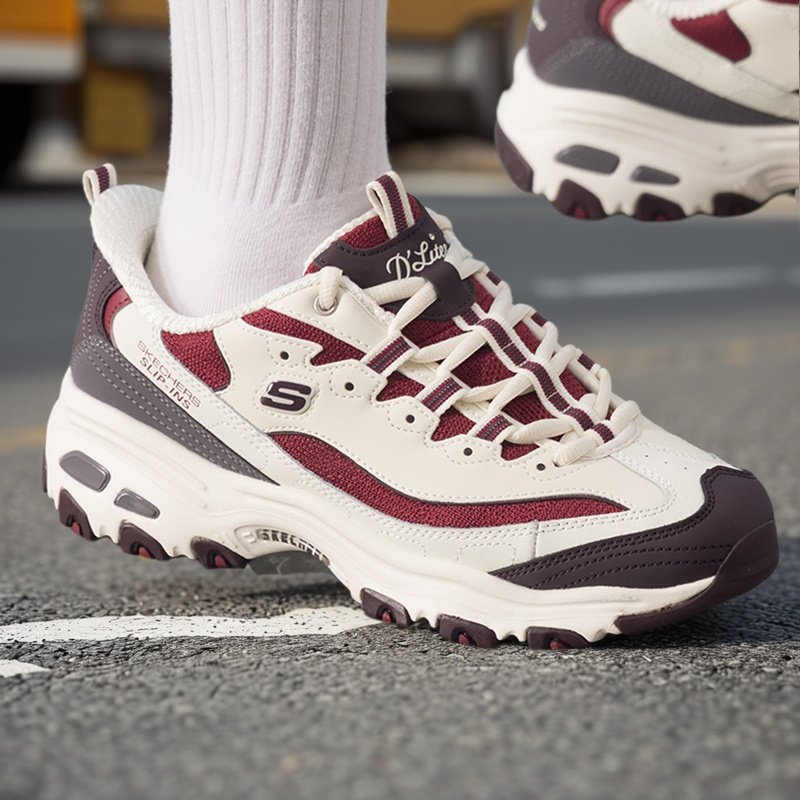 斯凯奇闪穿熊猫鞋女鞋25冬季新款时尚运动鞋复古老爹鞋厚底休闲鞋,运动鞋new,运动休闲鞋,淘宝优惠券,粉丝福利购,淘宝优惠卷