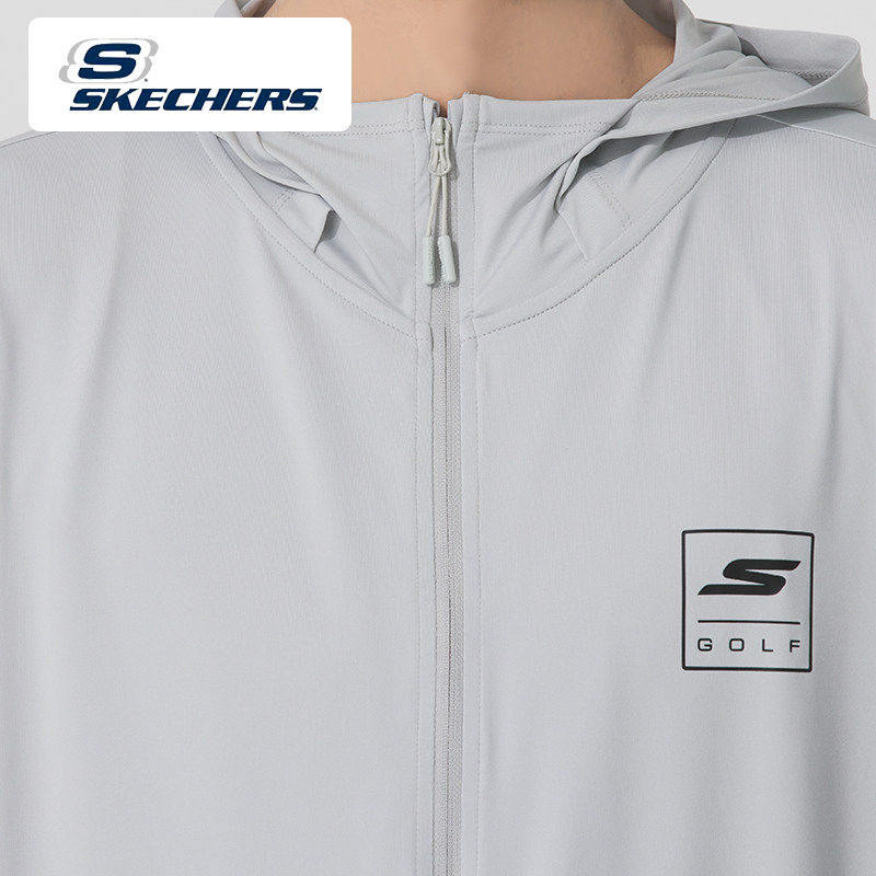 斯凯奇男装女装25春夏新款运动服跑步健身训练外套日常休闲皮肤衣