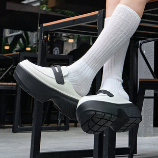 卡骆驰正品雪屋乐福鞋女鞋26新款休闲鞋轻便潮流凉鞋厚底鞋209937