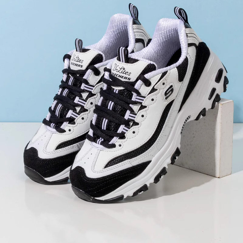 斯凯奇女鞋熊猫鞋26春季新款运动鞋轻便透气休闲鞋复古厚底老爹鞋,运动鞋new,运动休闲鞋,淘宝优惠券,粉丝福利购,淘宝优惠卷