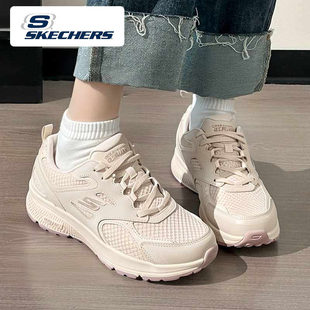 斯凯奇春季新款女鞋轻便透气跑步鞋缓震运动训练鞋轻便软底休闲鞋