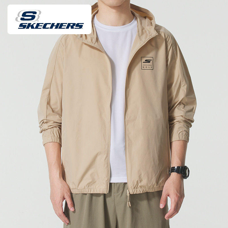 斯凯奇男装女装春夏新款运动服外套时尚宽松情侣休闲针织夹克开衫